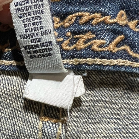 Abercrombie & Fitch Stylish Blue Boot Cut Jeans for Women size 8S - Picture 6 of 11